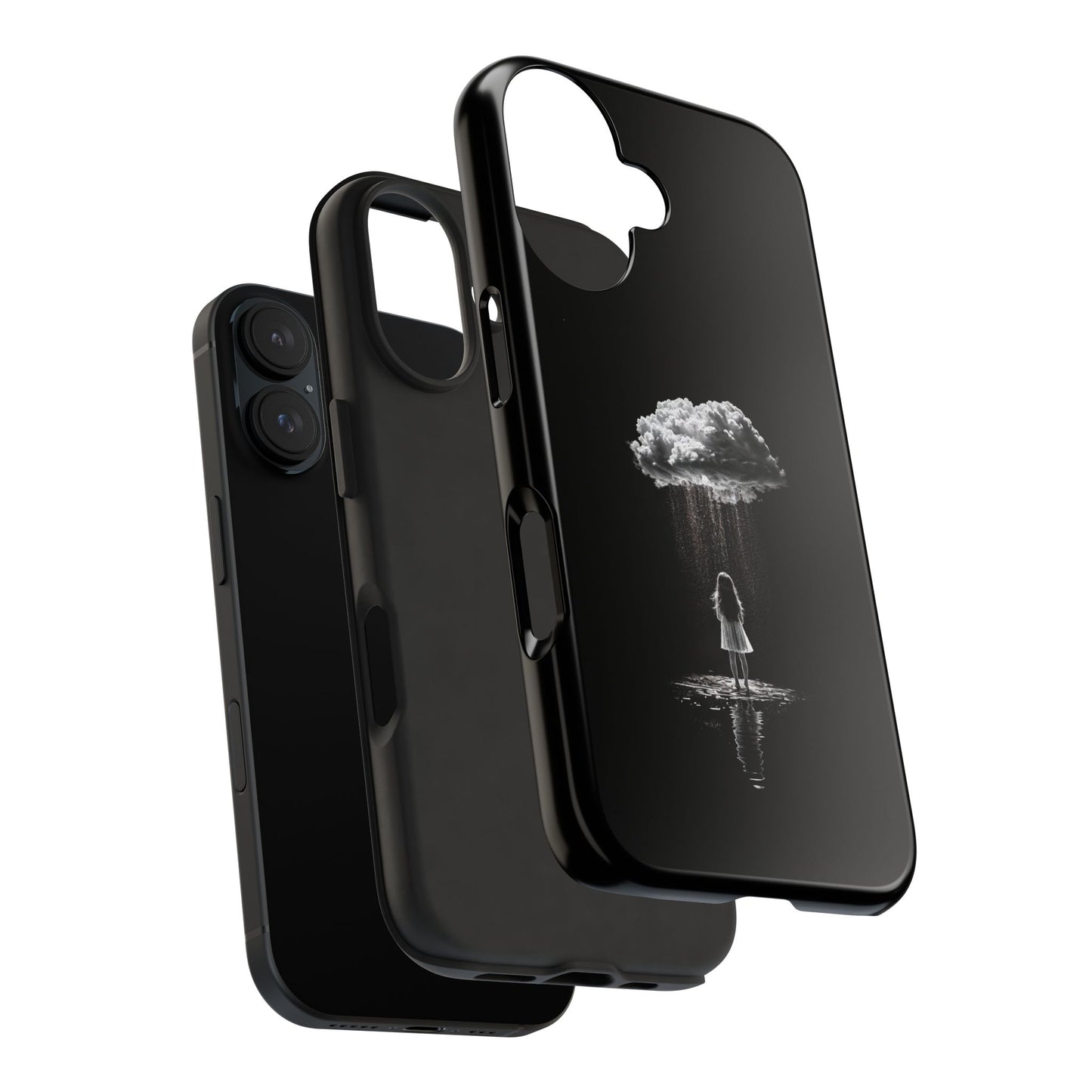 "Standing in the Rain" Phone Case
