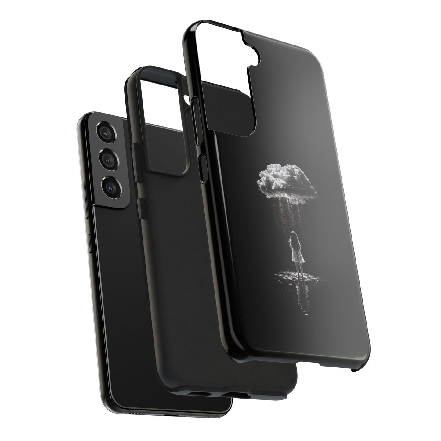 "Standing in the Rain" Phone Case