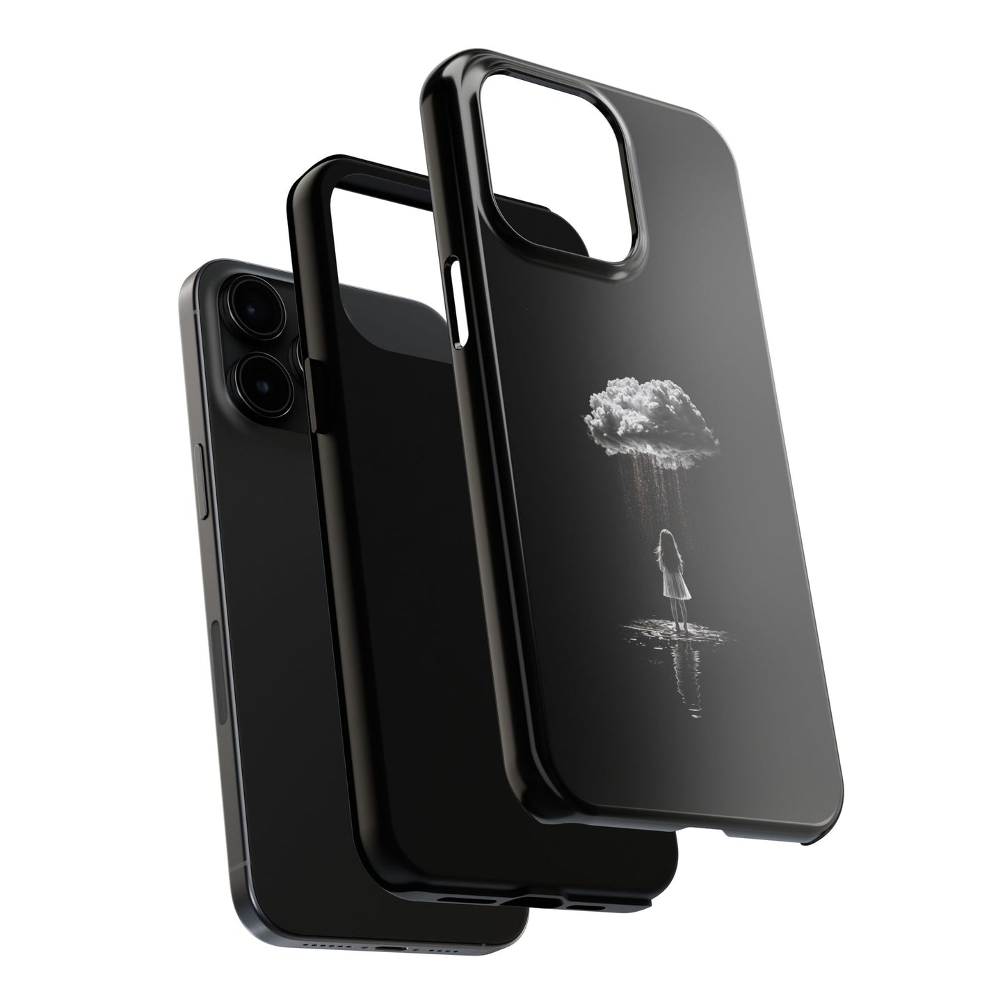 "Standing in the Rain" Phone Case