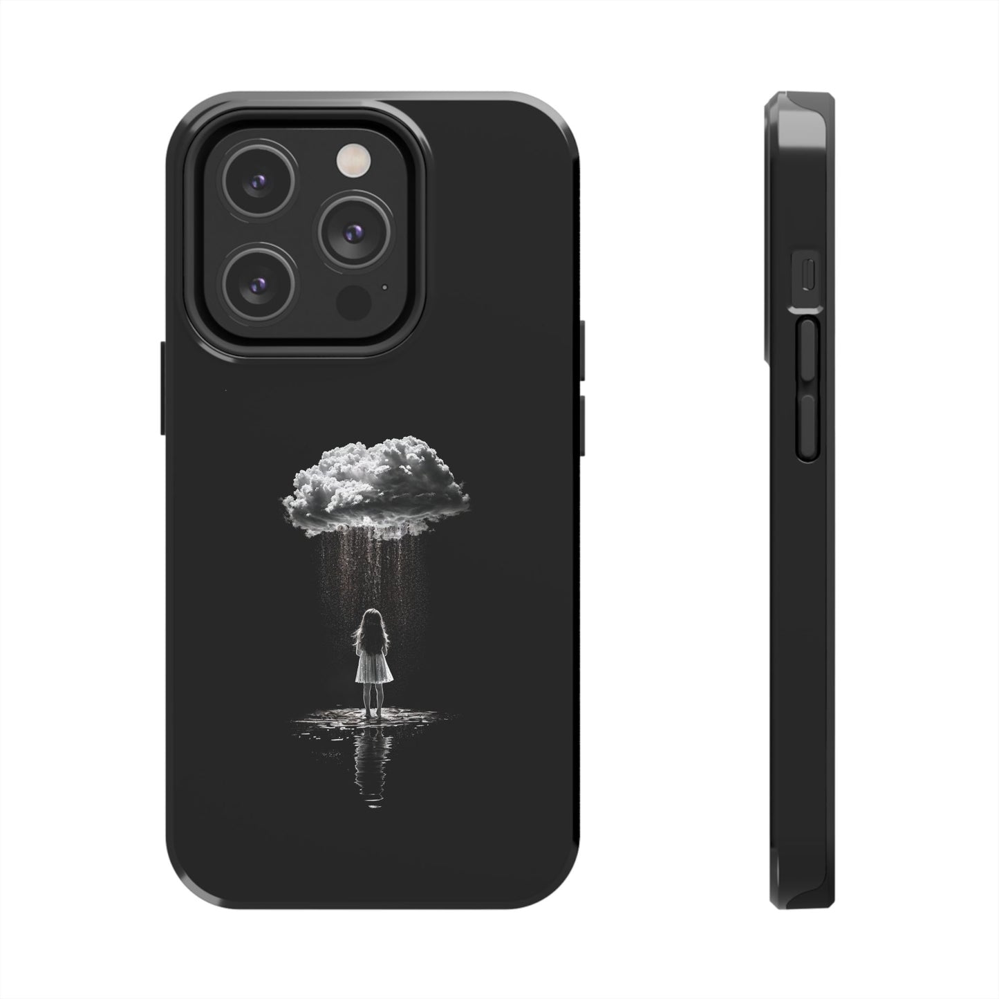 "Standing in the Rain" Phone Case