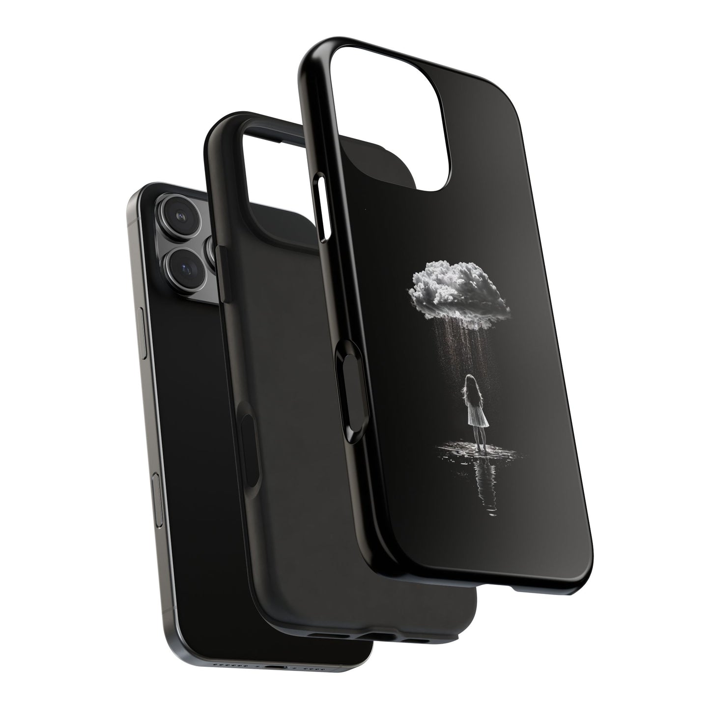 "Standing in the Rain" Phone Case