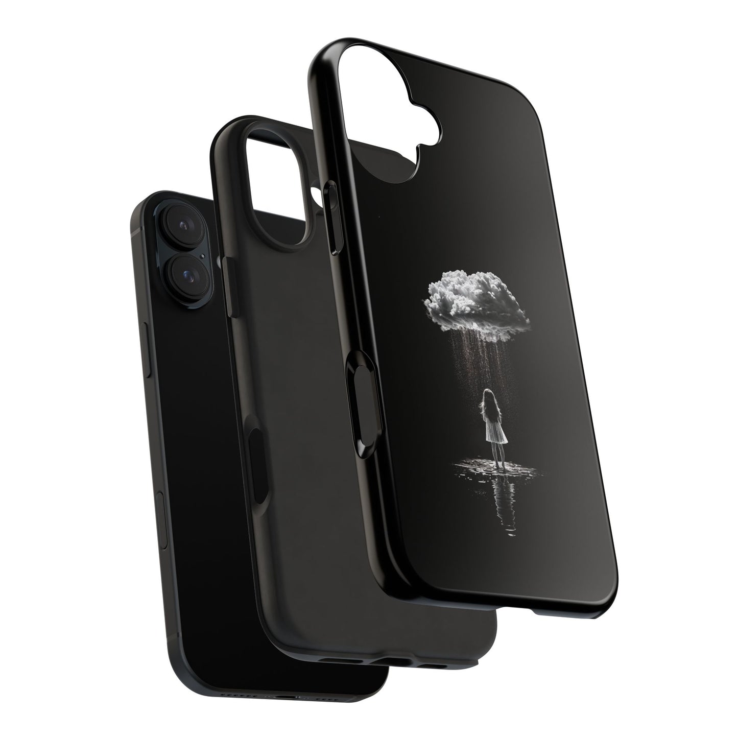 "Standing in the Rain" Phone Case