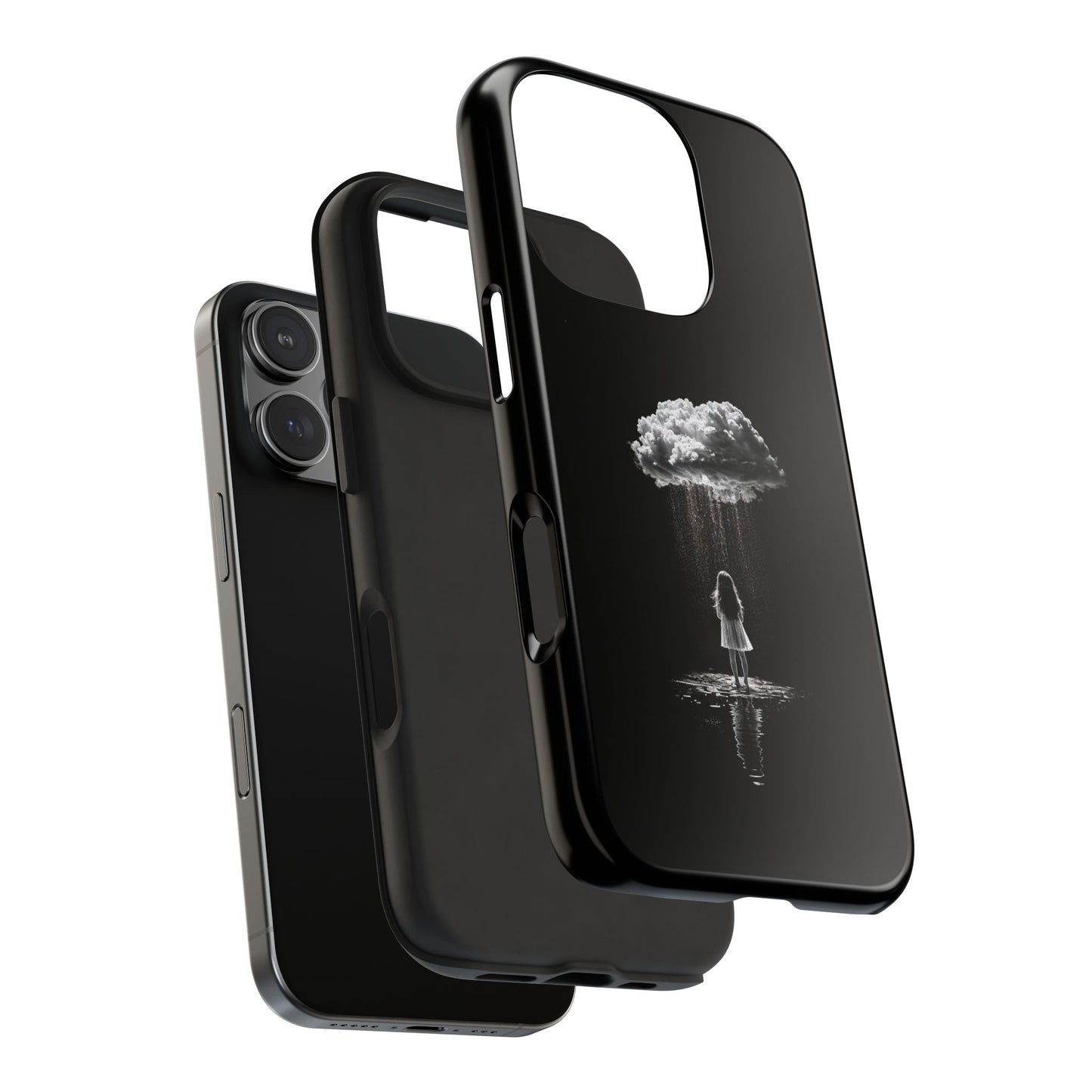 "Standing in the Rain" Phone Case