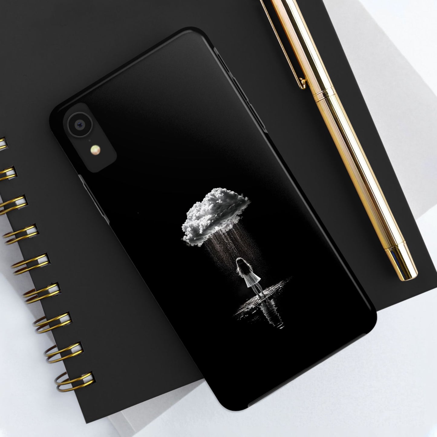 "Standing in the Rain" Phone Case
