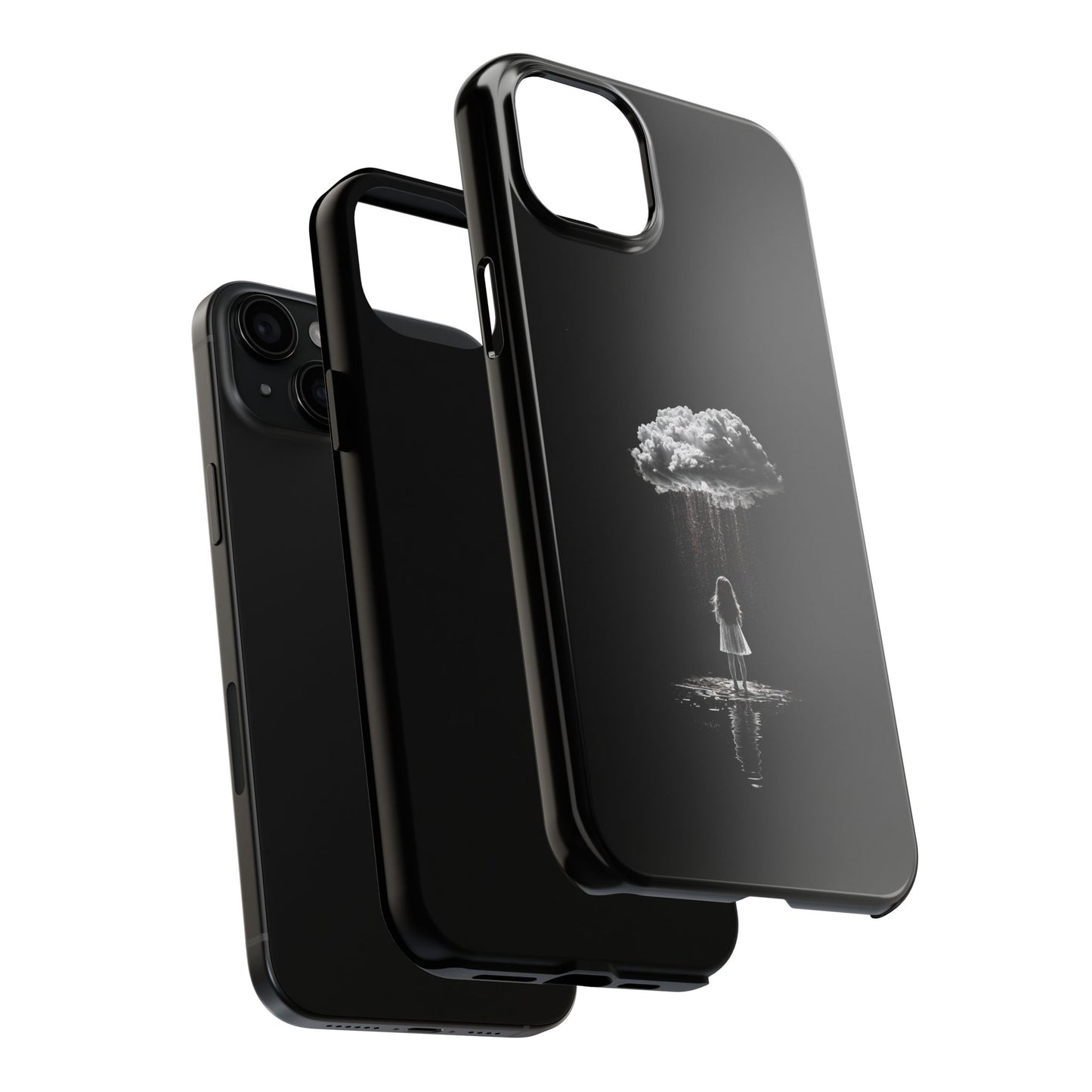 "Standing in the Rain" Phone Case