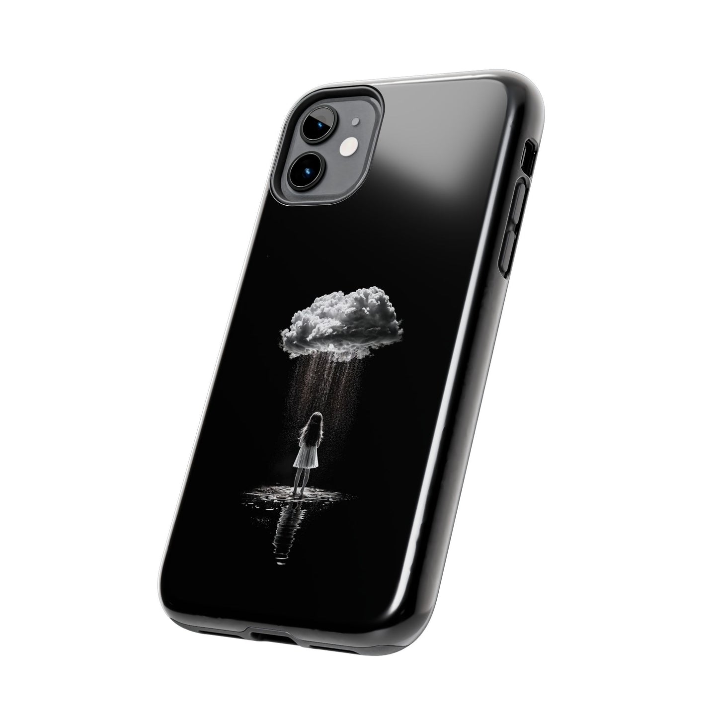 "Standing in the Rain" Phone Case