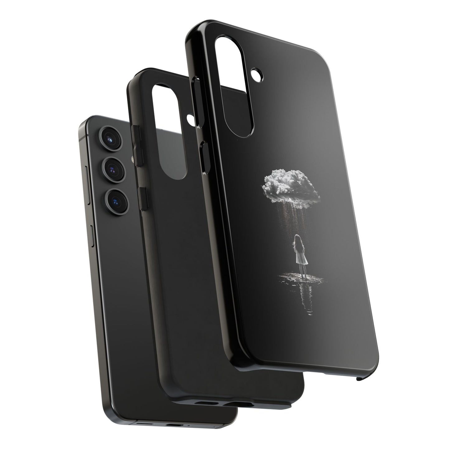 "Standing in the Rain" Phone Case