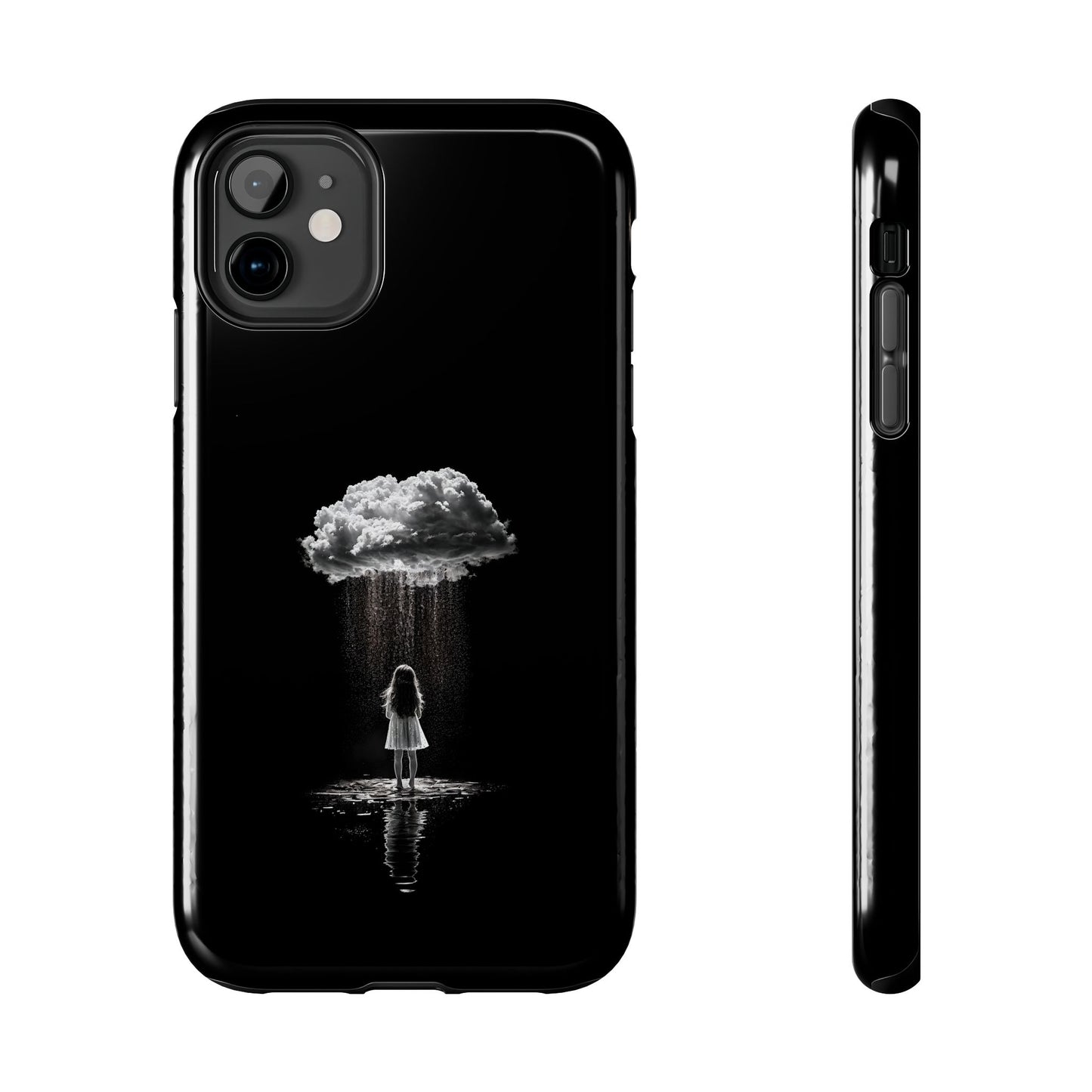 "Standing in the Rain" Phone Case