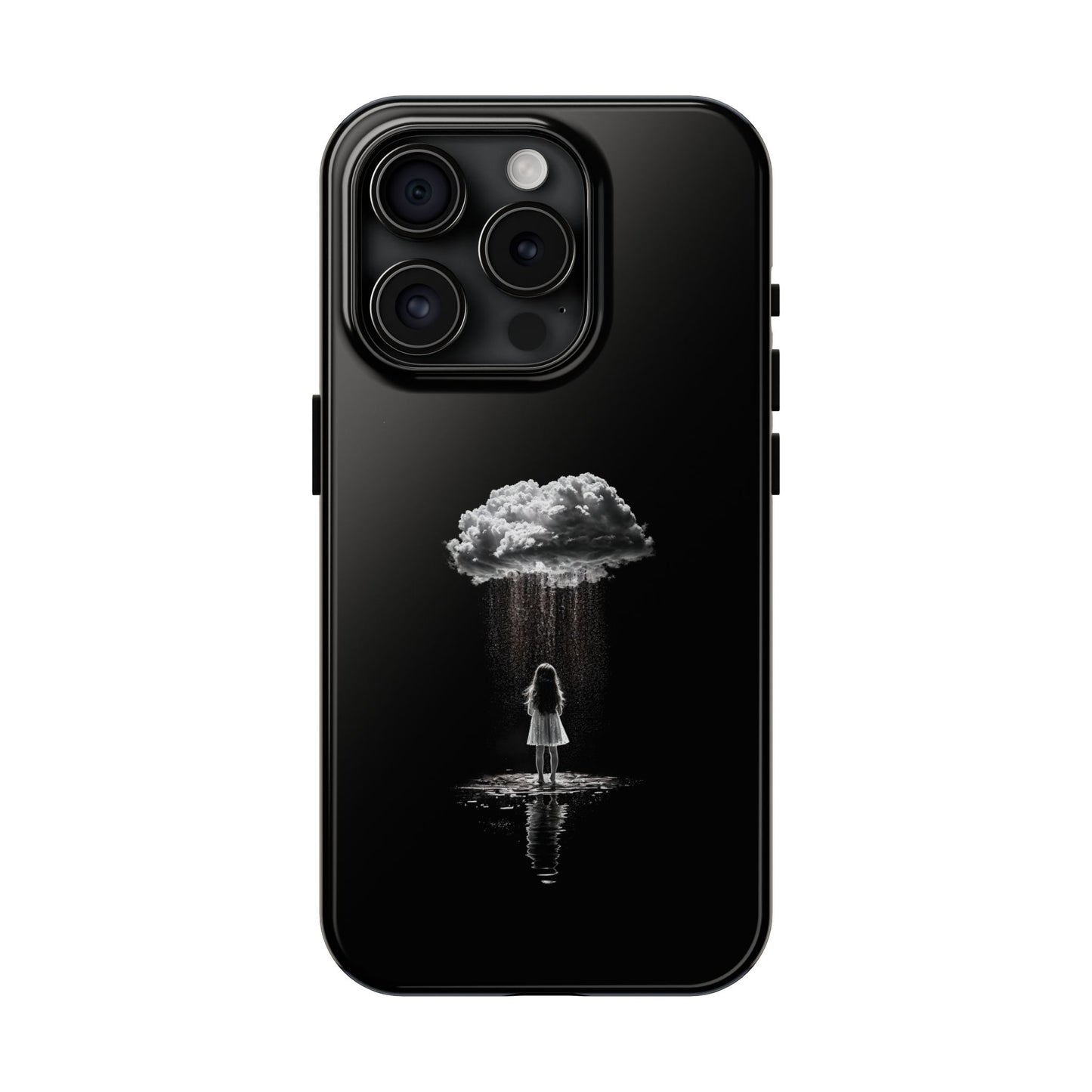 "Standing in the Rain" Phone Case